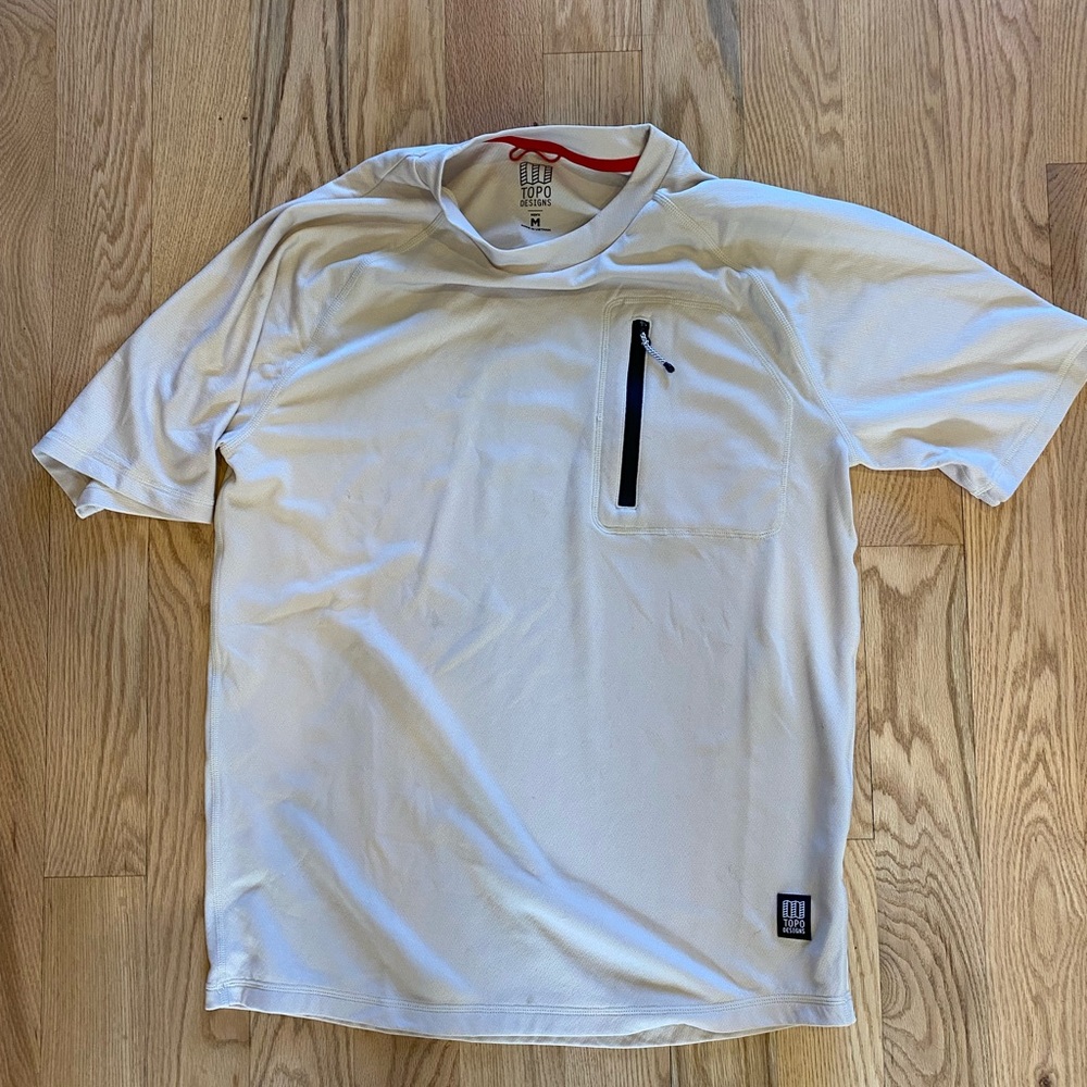 Men's White Shirt with Pocket